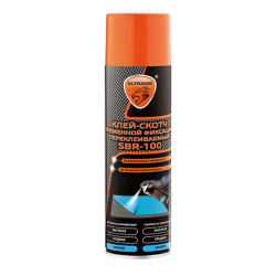 Клей-скотч временной фиксации переклеиваемый SBR-100. Аэрозоль
