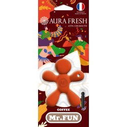 Полимерный освежитель воздуха на дифлектор “MR.FUN”. Аромат – “Coffee”