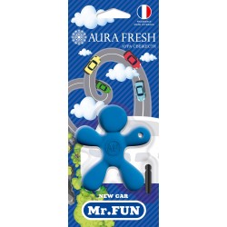 Полимерный освежитель воздуха на дифлектор “MR.FUN”. Аромат – “New Car”